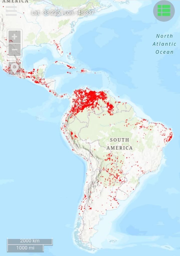 Mapa de la Nasa expone los puntos de calor