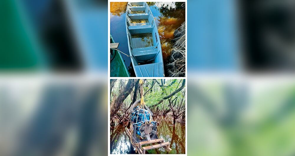 Supuestamente estaban haciendo minería ilegal.