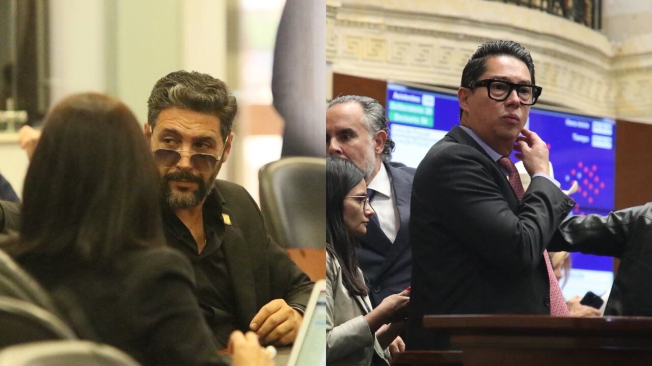 Congresistas Agmeth Escaf y Pedro Flórez.