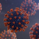 Coronavirus COVID-19 computer generated image.