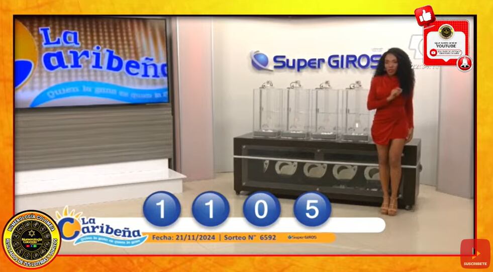 Resultado más reciente de La Caribeña Noche.