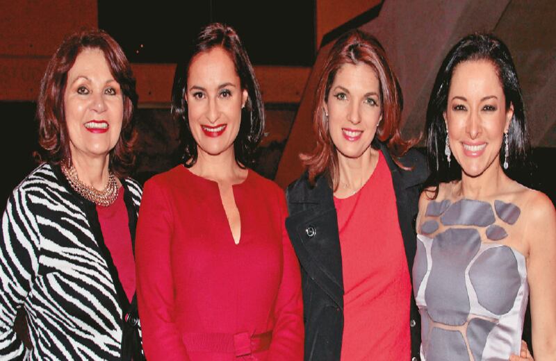 Rose Ojeda, Dora Glottman, Alexandra Pumarejo y Flavia Dos Santos.