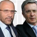 Roy Barreras y Álvaro Uribe Vélez.