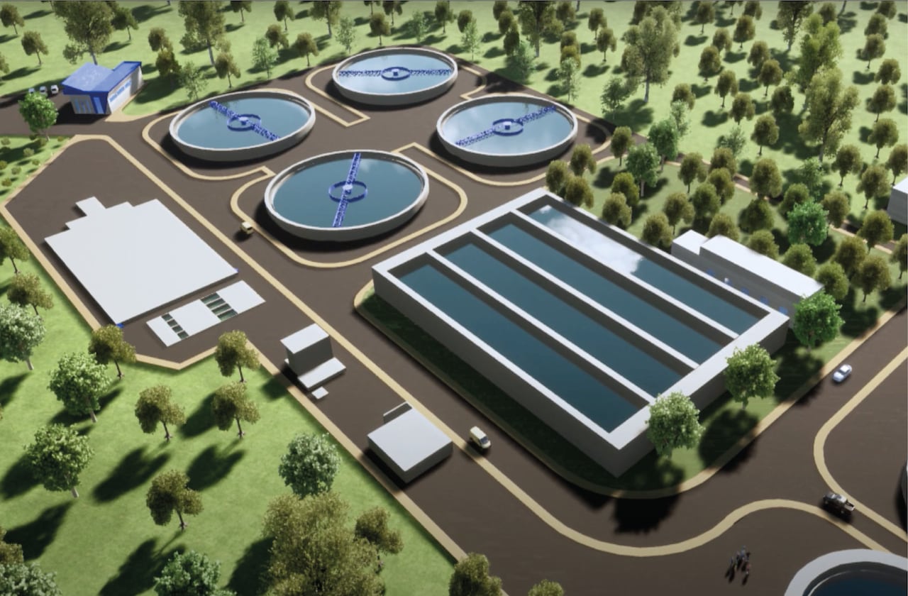 Planta de Tratamiento de Agua Residuales (PTAR), que costará 485 mil millones de pesos.