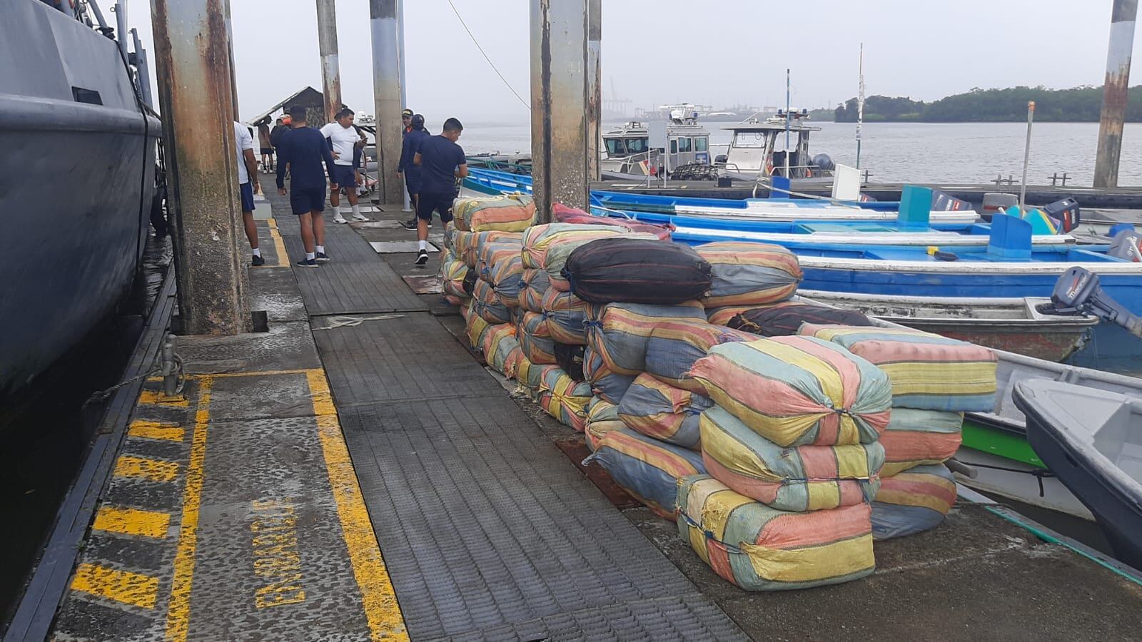 La marihuana era transportada en dos embarcaciones