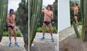 Rigoberto Urán salió con otra de sus ocurrencias.