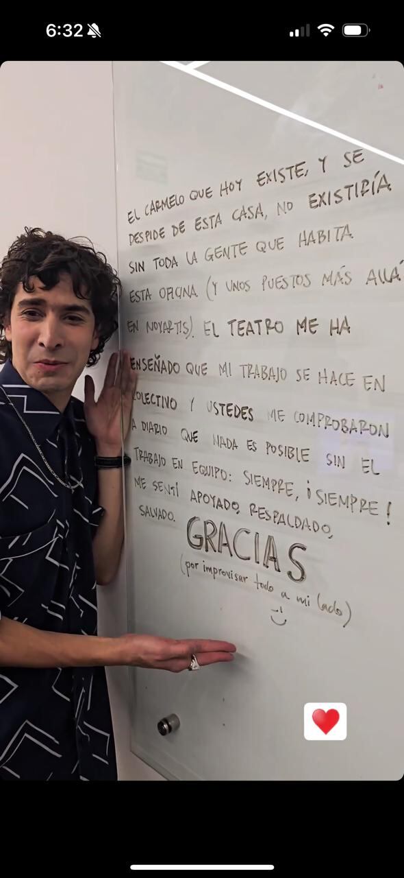 Emmanuel Restrepo se despidió de Carmelo Rendón Barreneche.