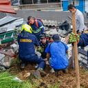 Organismos de rescate atienden la emergencia en la capital de Caldas. Foto: Twitter @alcalde_verde