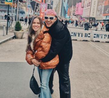 Camila Rodríguez y su esposo Beéle, quienes ahora se encuentran en medio de una polémica por infidelidad.