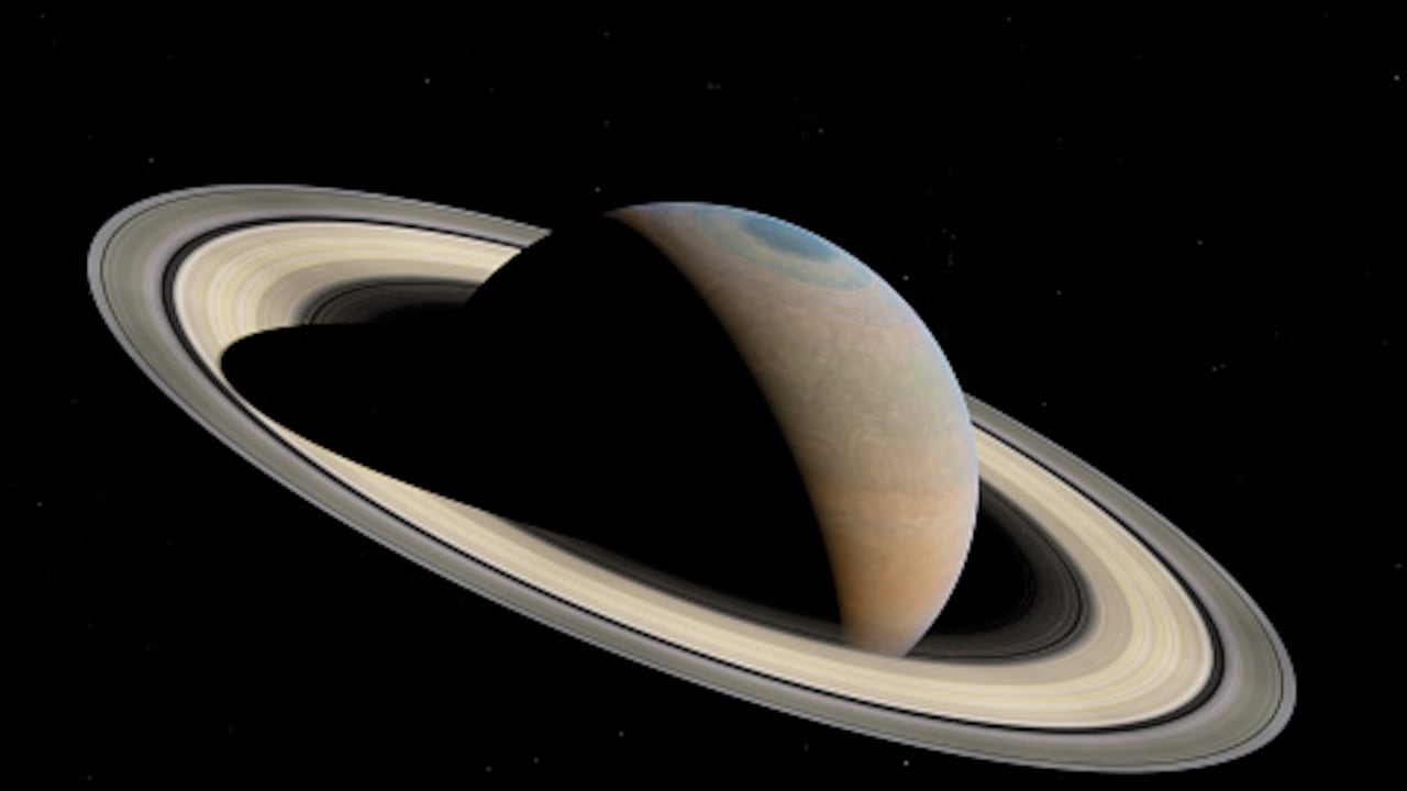 Ilustración de Saturno.