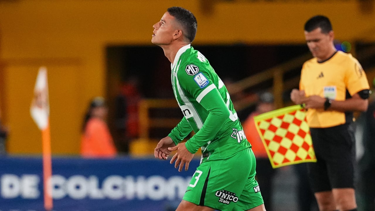 James Rodríguez con Atlético Nacional