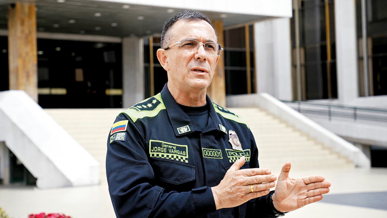 General Jorge Luis Vargas, director de la Policía Nacional.
