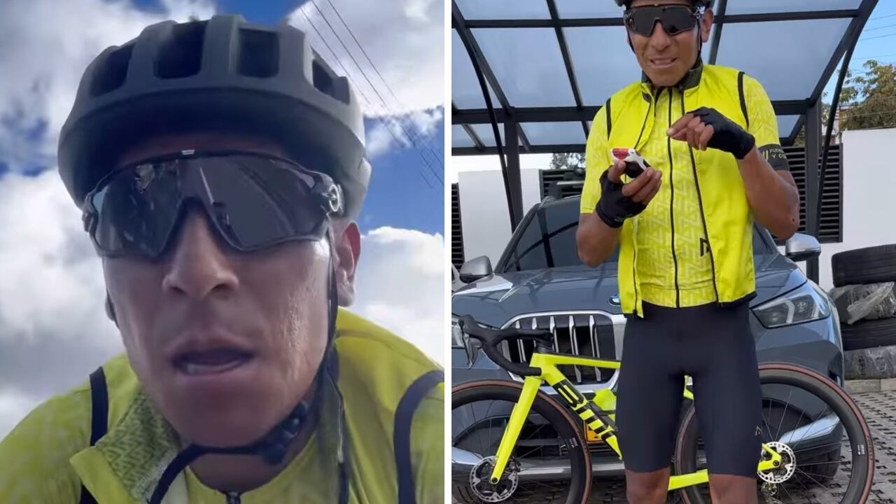 Nairo Quintana cumplió una exigente práctica en tierras colombianas