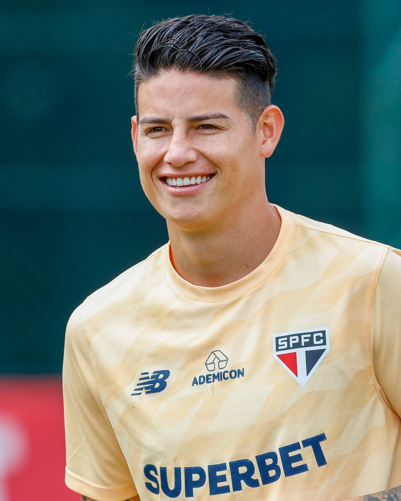 James Rodríguez en São Paulo durante el 2024