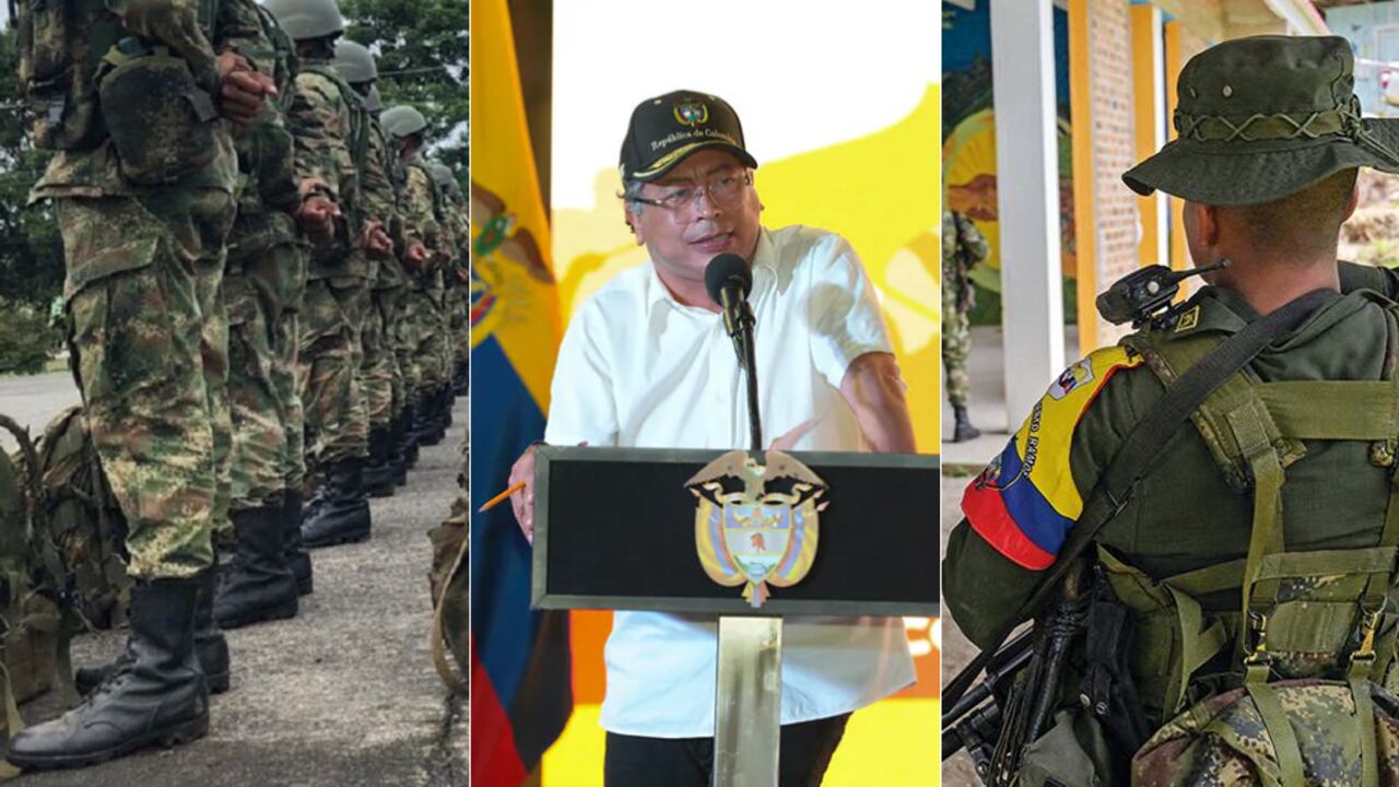 Ejército, Gustavo Petro y disidencias de las Farc.