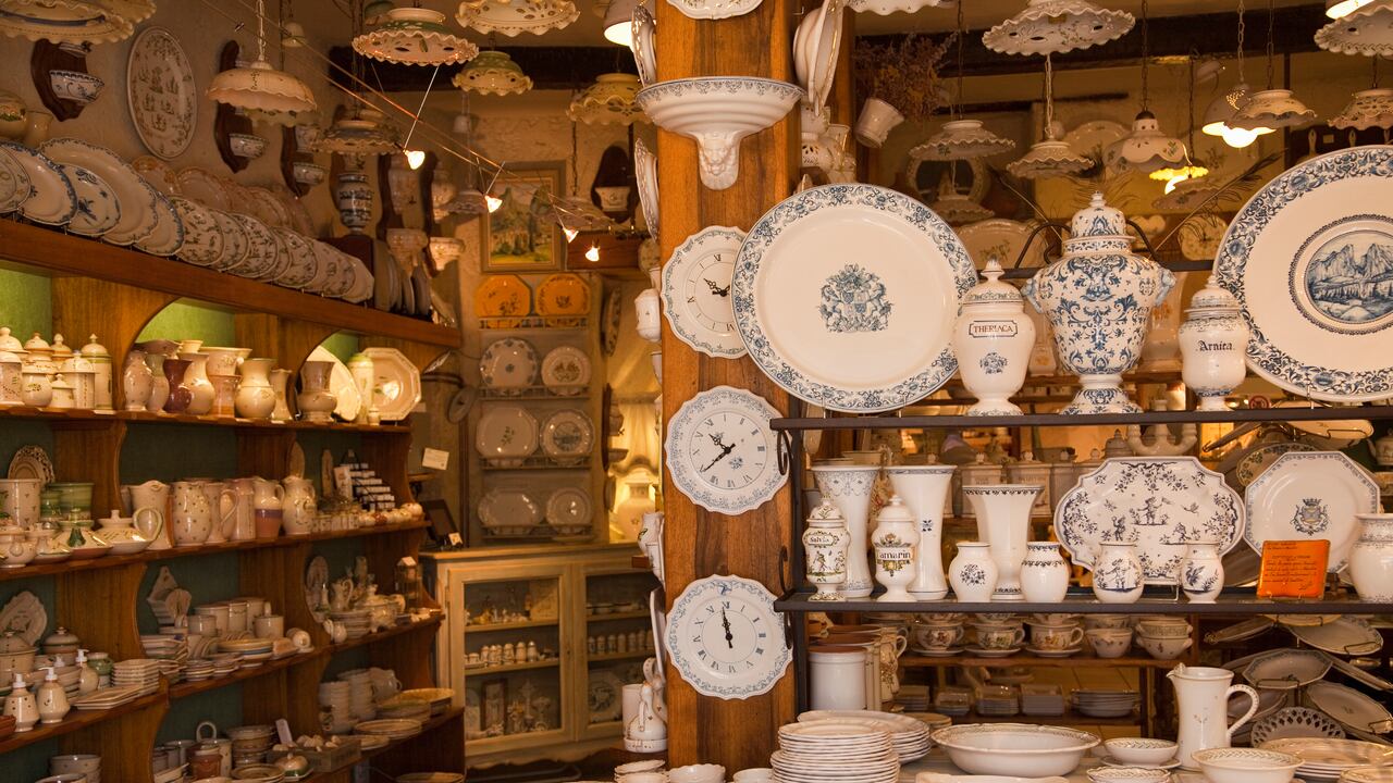 Objetos de porcelana. (Imagen de referencia)