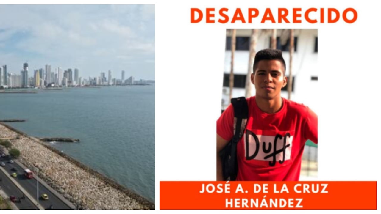 José Armando de la Cruz Hernández, desaparecido en Cartagena.