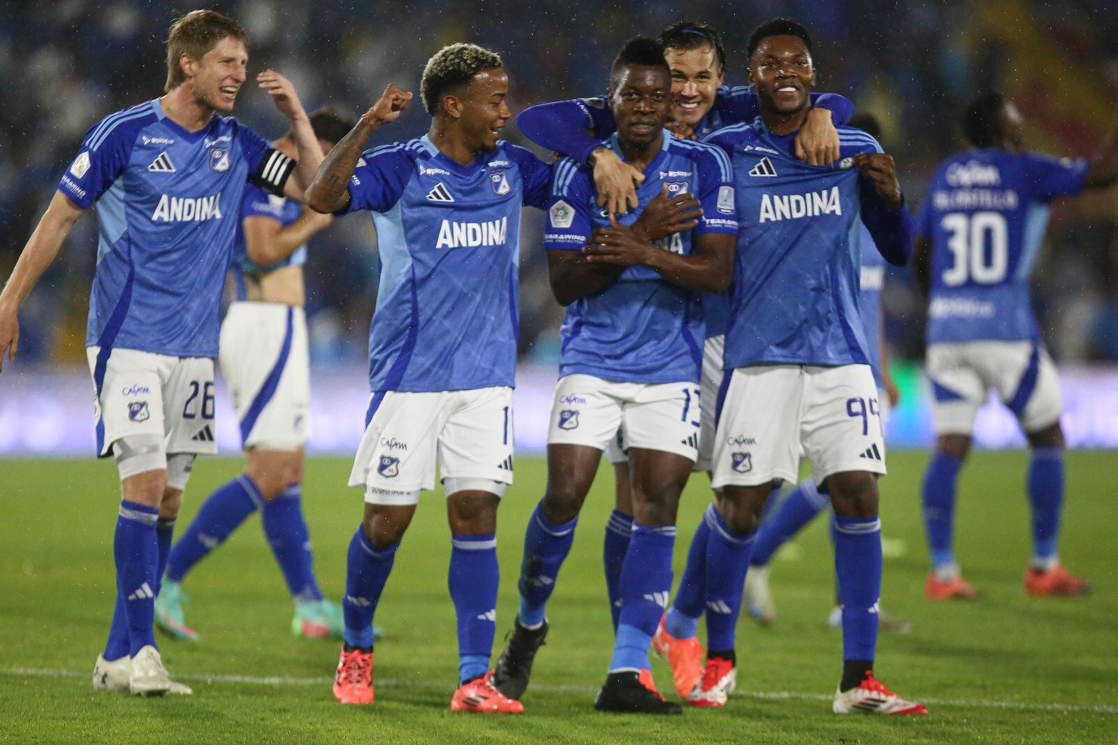 Imagen del partido entre Millonarios y Deportivo Cali por la fecha 6 del segundo semestre de la Liga colombiana 2025.