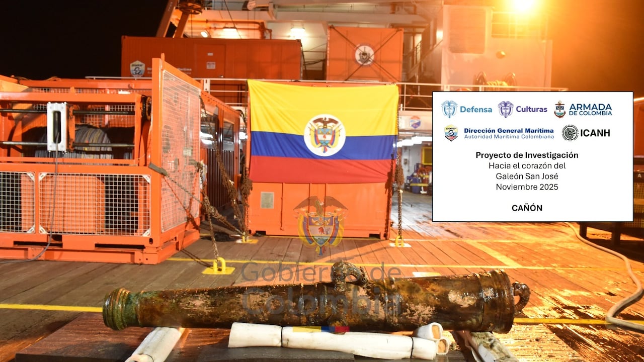 Objetos recuperados del galeón San José