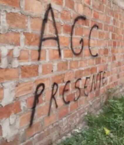 Este es uno de los letreros encontrados en Valledupar