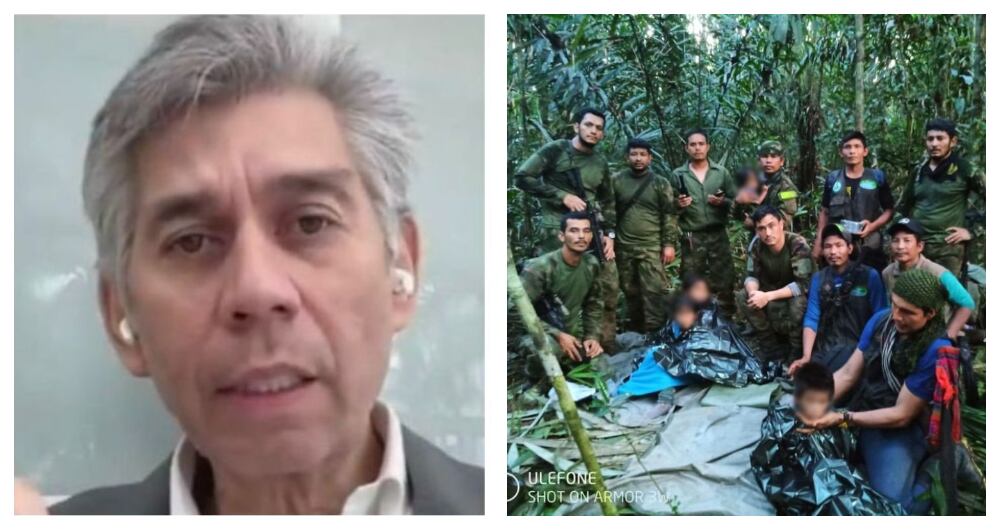 Daniel Coronell y los niños rescatados