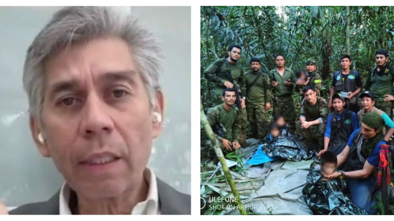 Daniel Coronell y los niños rescatados