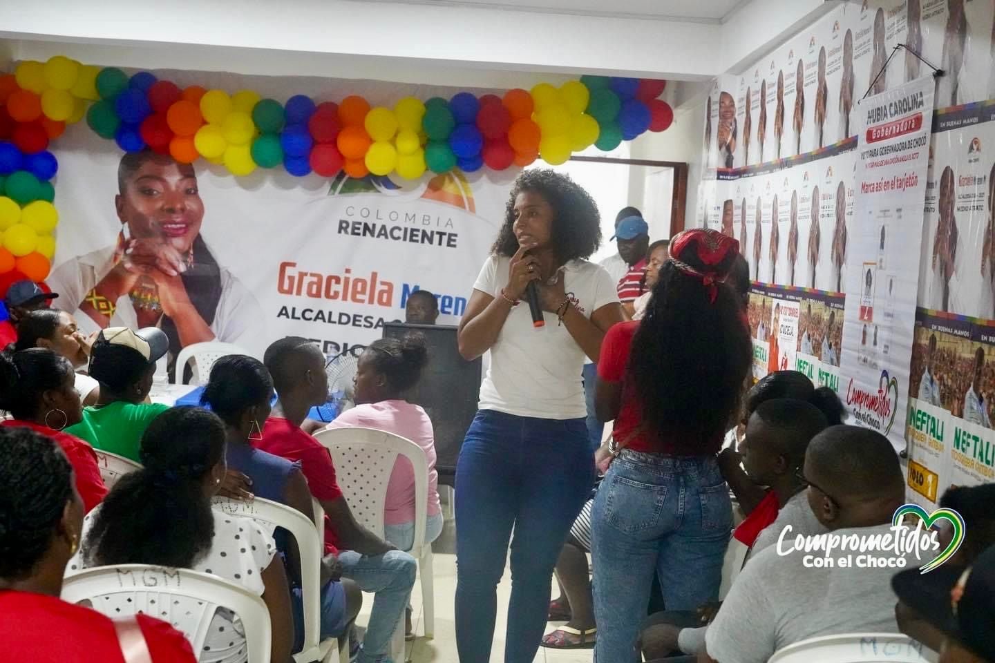 Fotografía que se adjuntó en la demanda contra la gobernadora del Chocó.