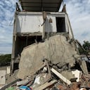 La estructura donde funcionaba Arco 20 quedó gravemente afectada por el terremoto del 10 de agosto.
