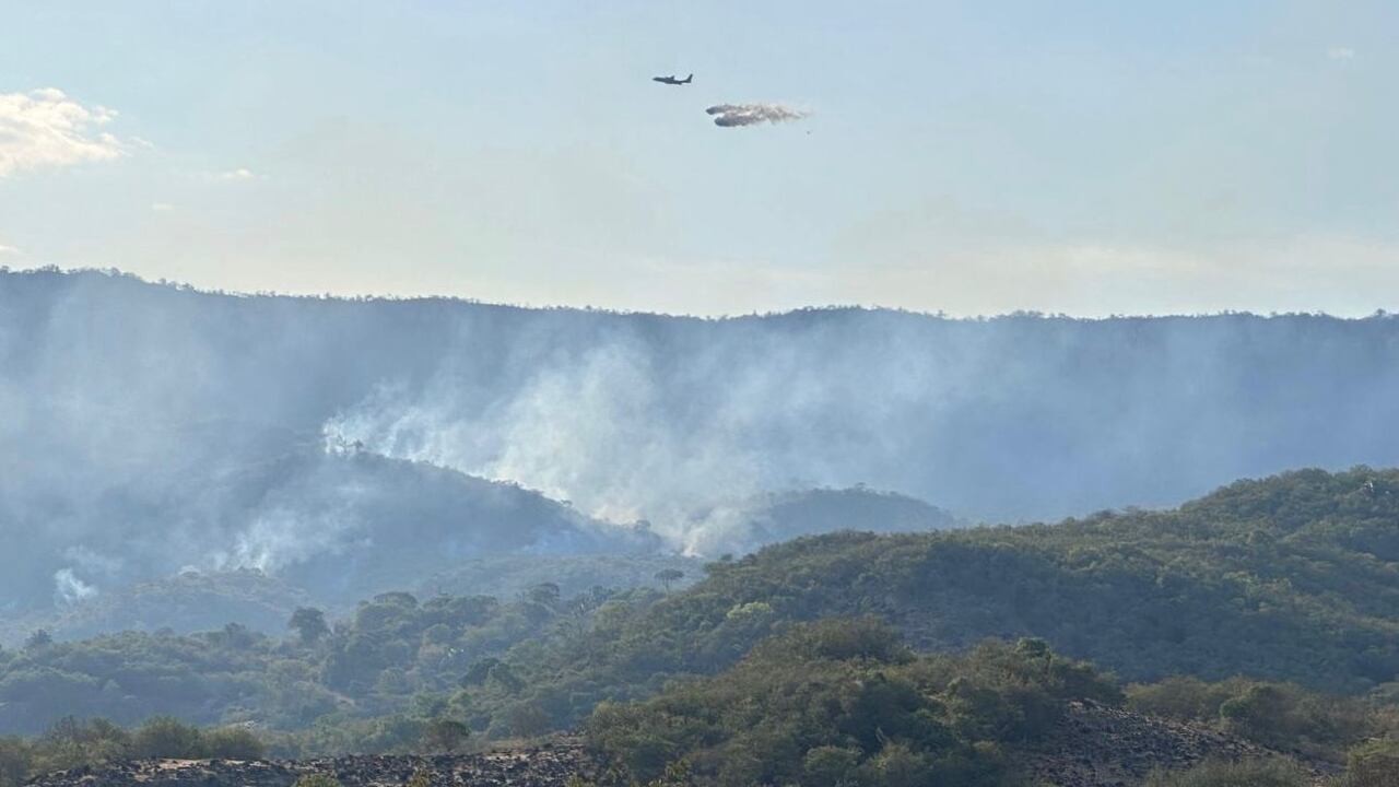 Incendio en Colombia este 16 de septiembre.
