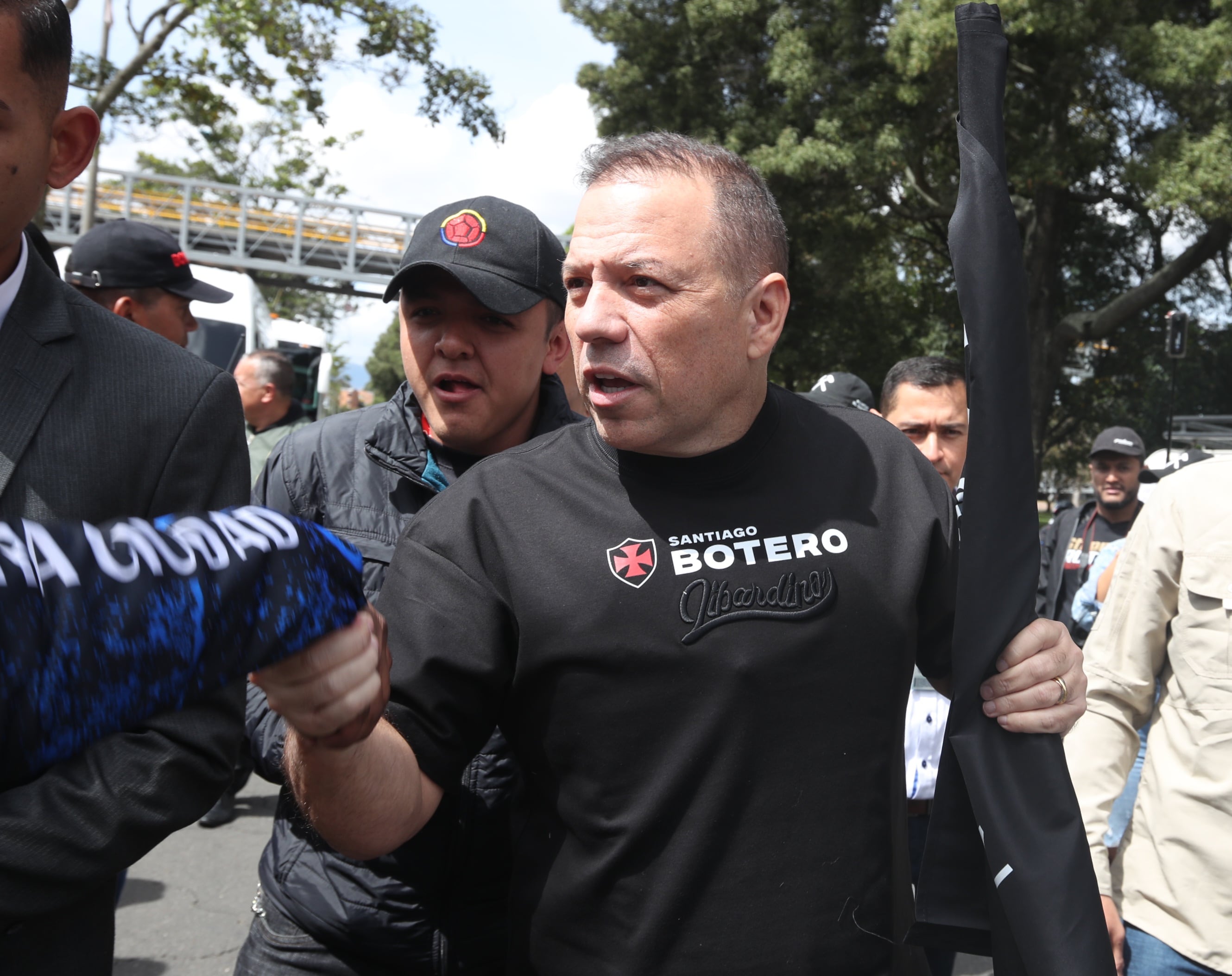 Protestas de moteros y transportadores