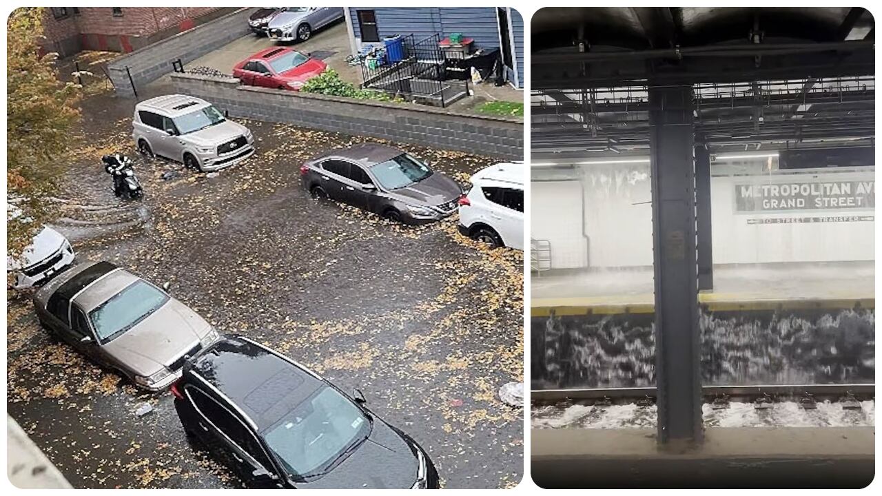 Las inundaciones provocaron la muerte de dos personas en diferentes zonas de la ciudad.