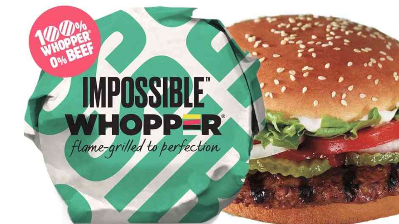 Según la cadena, ha estado trabajando por más de un año en agregar una opción de hamburguesa a base de plantas.