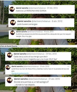 El periódico La Razón publicó los mensajes borrados del chef español