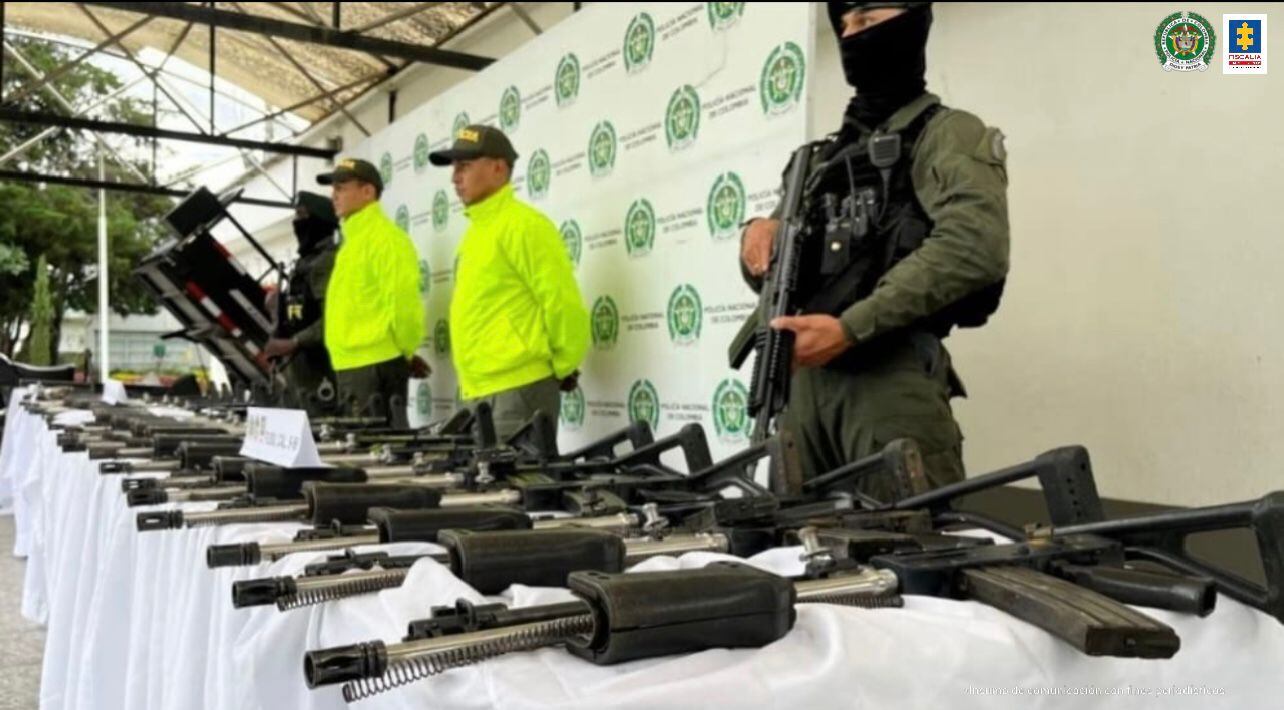 Una gran cantidad de fusiles iban a ser entregados a las disidencias.