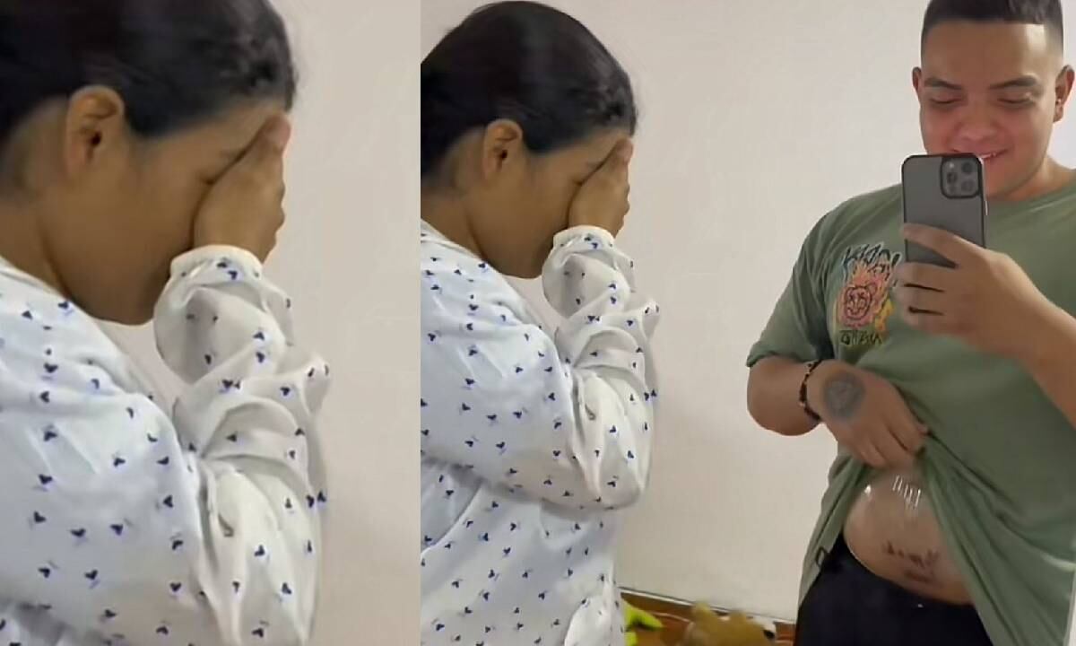 El usuario identificado como @elcesaar hizo que un video fuera viral en el que muestra todo el procedimiento y cuenta la historia de su más reciente tatuaje