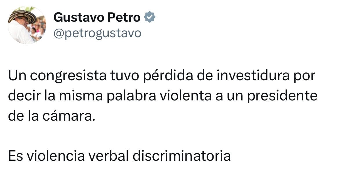 Mensaje presidente Gustavo Petro