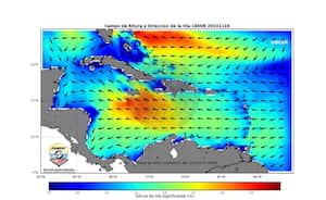 Potencial ciclón tropical en el Mar Caribe