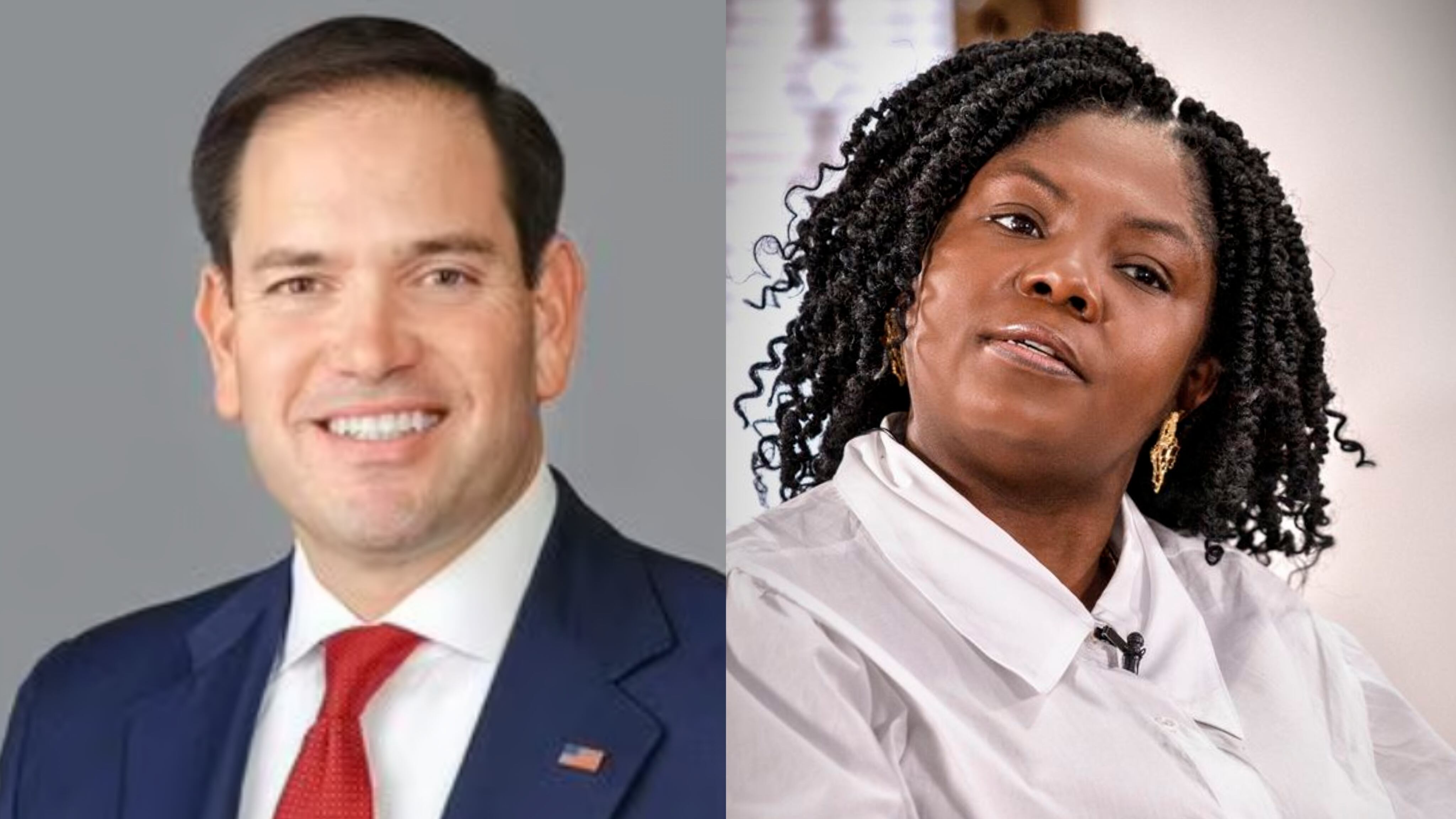 Senador Marco Rubio y la vicepresidenta Francia Márquez