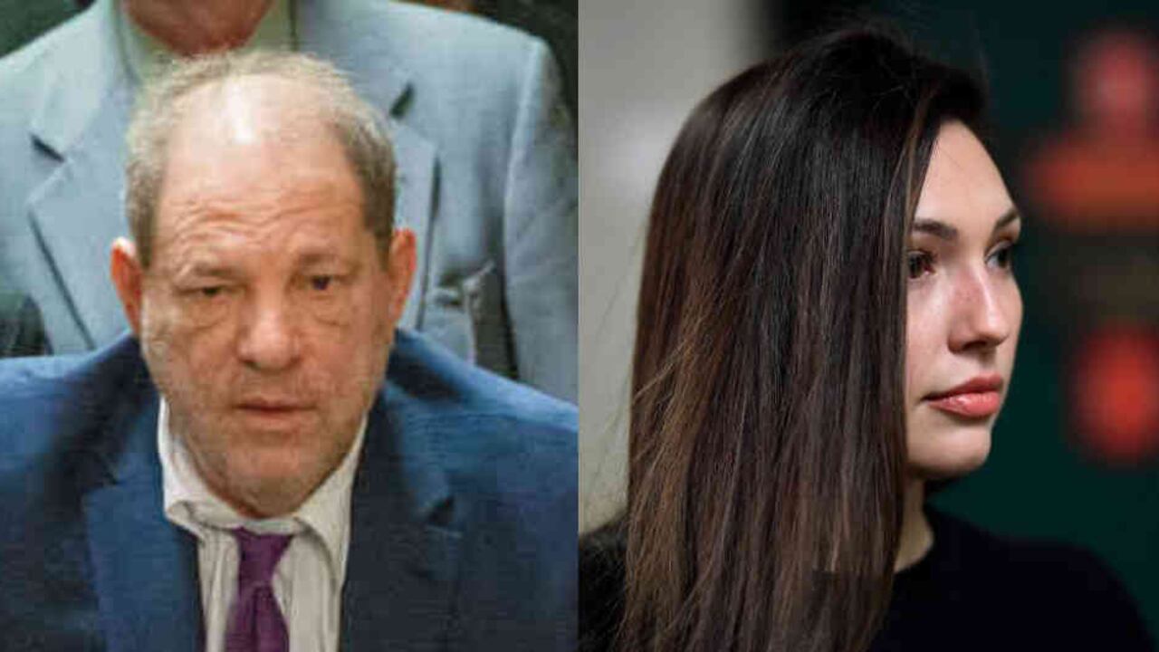 Jessica Mann, quien acusa a Weinstein de haberla violado en 2013, no aguantó la presión y estalló en llanto.
