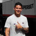 James Rodríguez muestra su felicidad por volver a ser tenido en cuenta para un partido oficial con Sao Paulo.