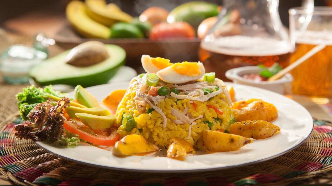 Plato típico de arroz atollado, Cali, Valle del Cauca, Colombia