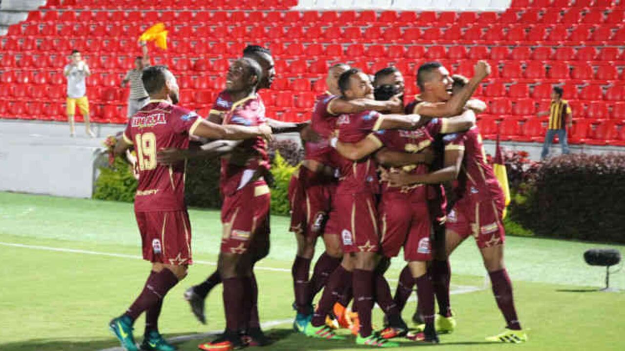 Deportes Tolima está entre los cuatro del torneo. Foto de @cdtolima.