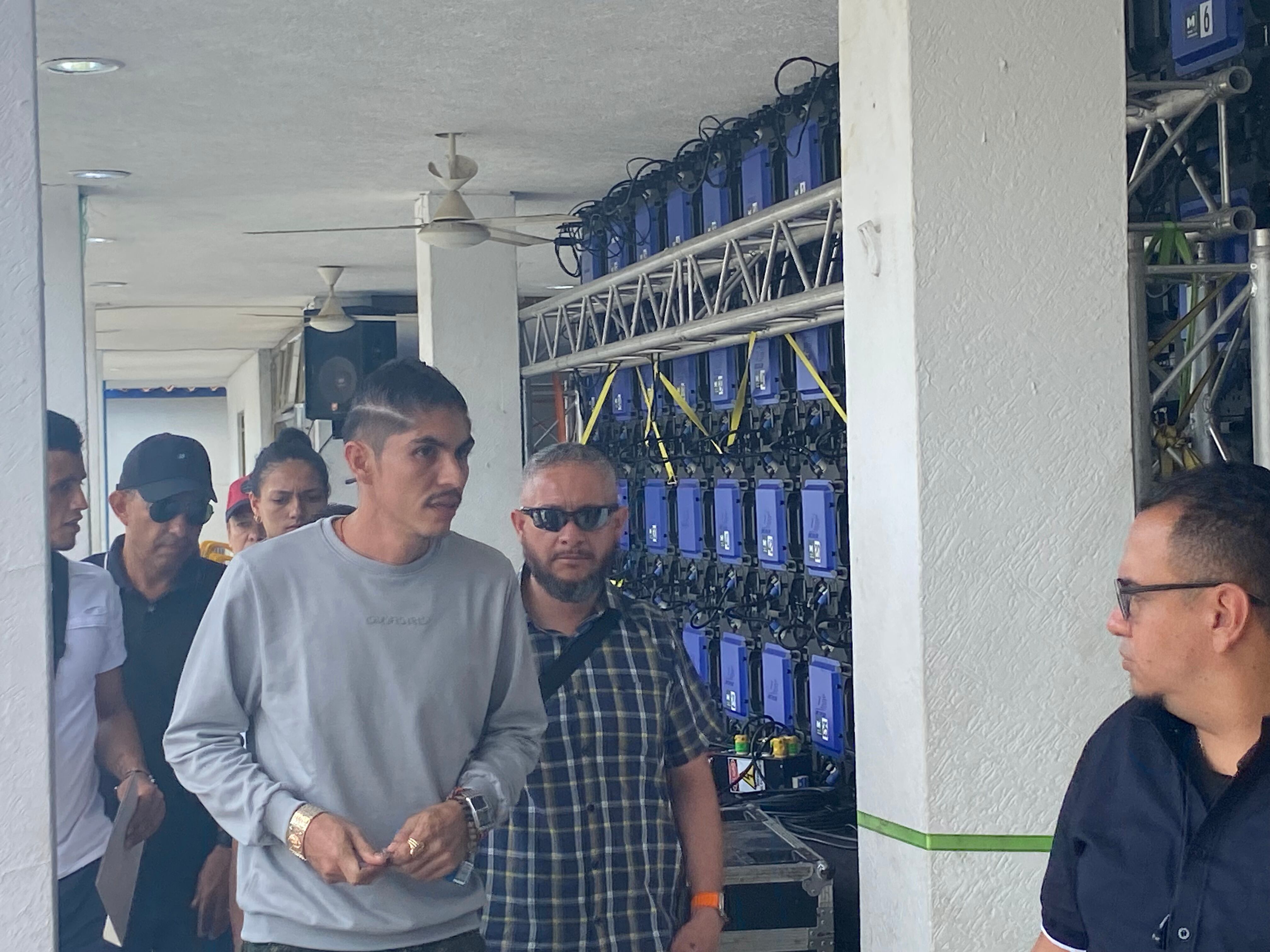 Llegada de Andrey Avendaño al encuentro.