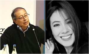 Presidente Gustavo Petro y Angélica María Herrera