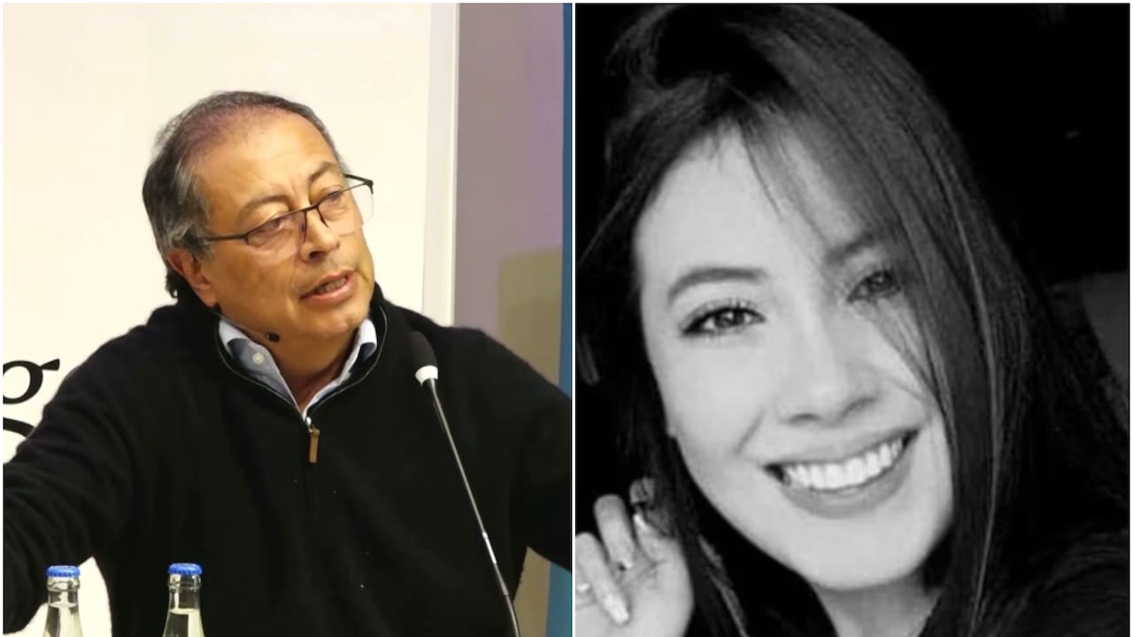 Presidente Gustavo Petro y Angélica María Herrera