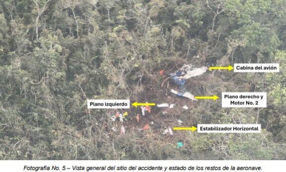 Informe Final refleja los resultados de la investigación técnica
adelantada por la Autoridad AIG de Colombia en el Cerro Aná - La Virgen – Urrao / Antioquia.