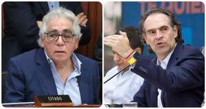 El director de la UNP, Augusto Rodríguez, y Federico Gutiérrez.