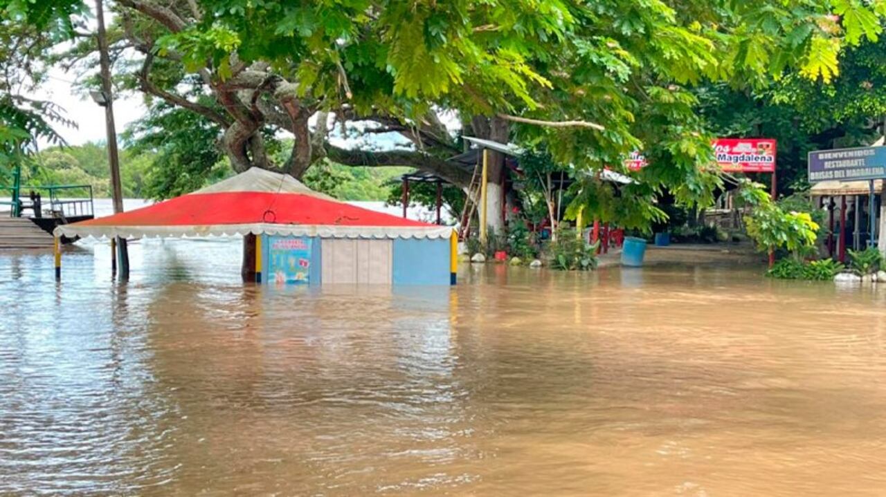 En Honda, Tolima, están en emergencia debido al aumento en el caudal del río Magdalena a causa de la ola invernal.