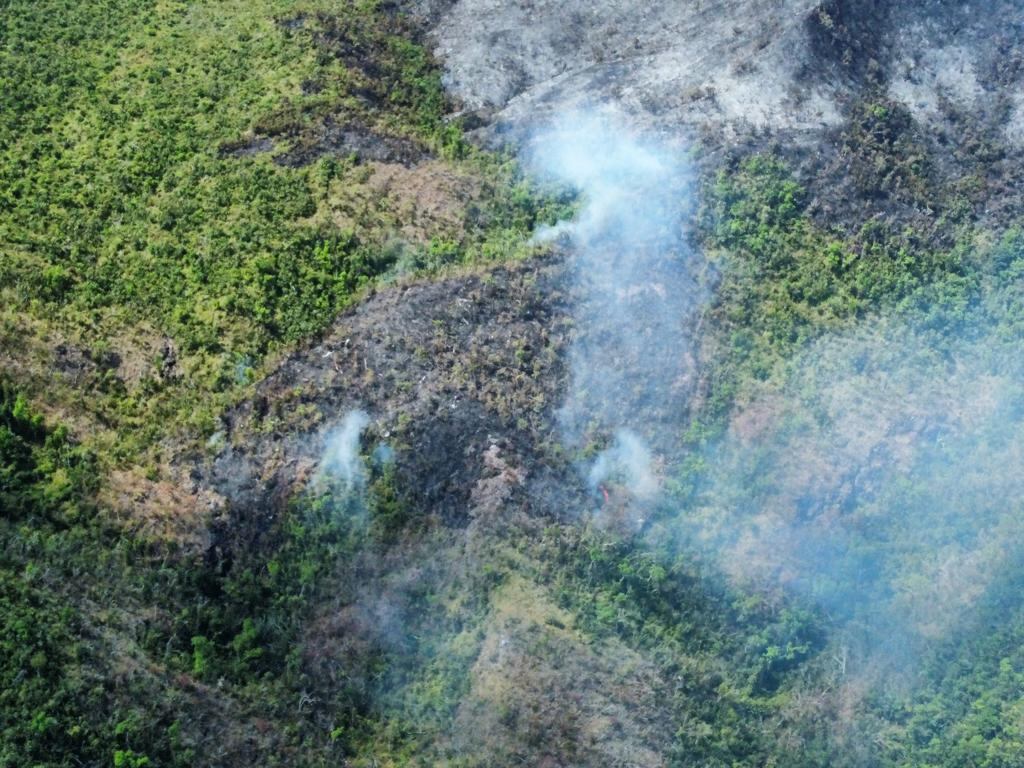 Incendio Forestal en Providencia