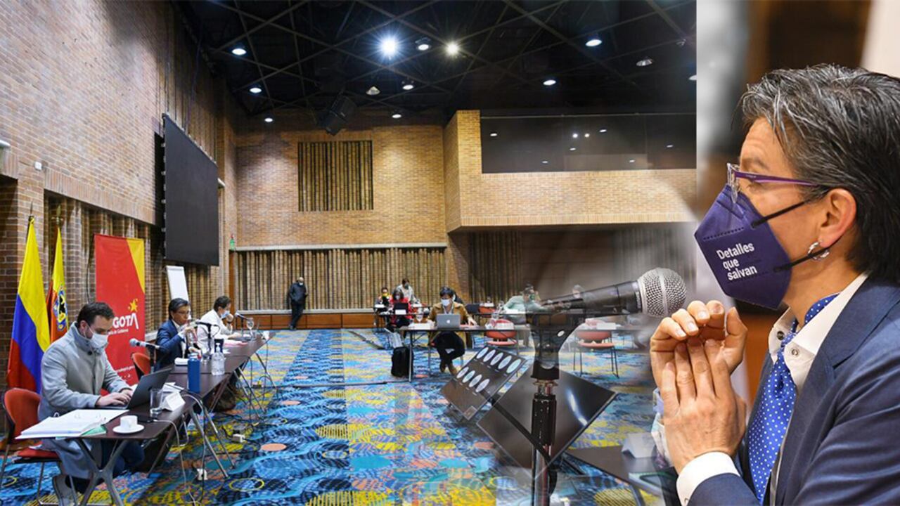 Tras una reunión presencial a la que asistió Claudia López, su secretario de Gobierno y los 20 alcaldes locales de Bogotá aparecieron varios contagios con coronavirus.